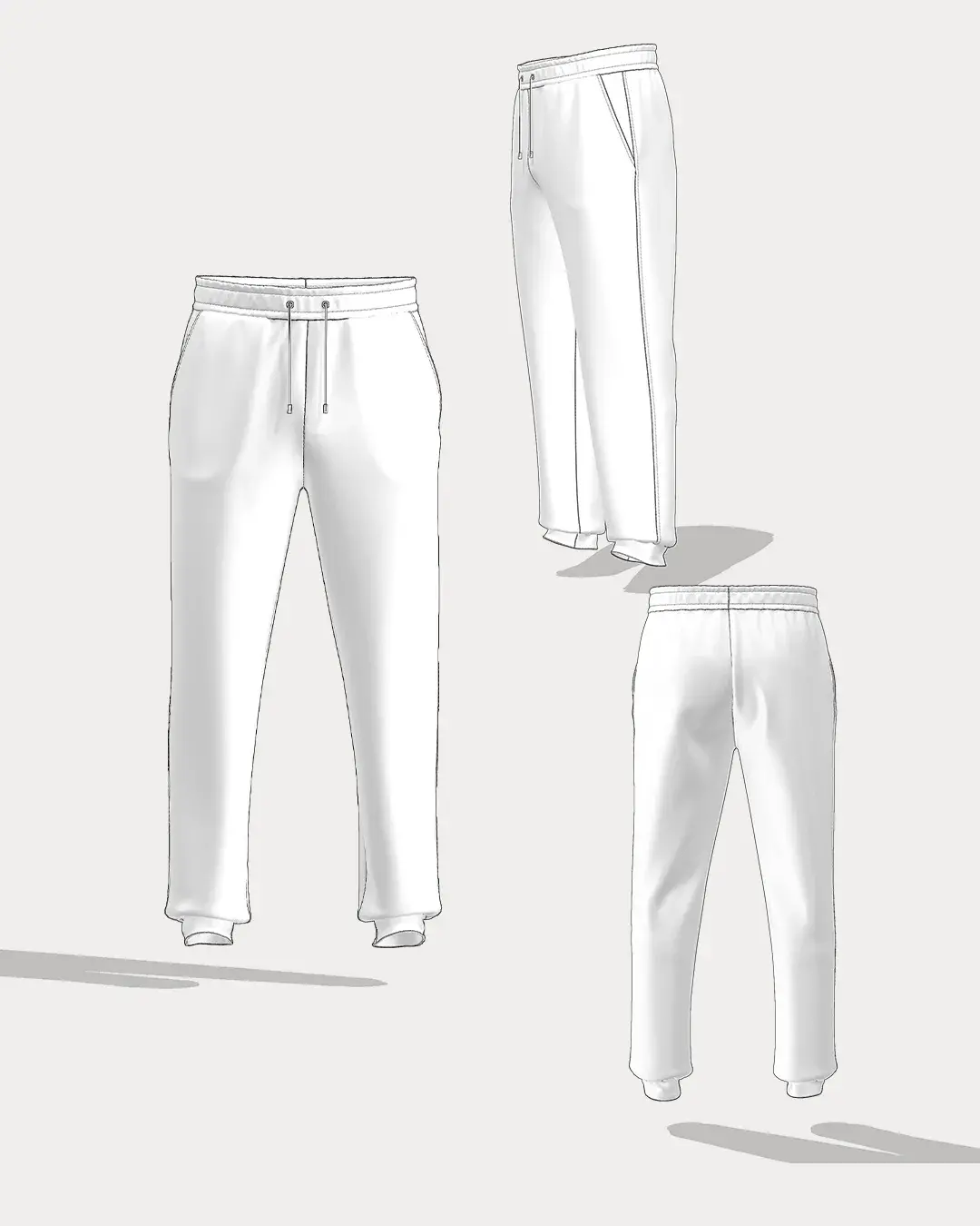 Joggers Pattern with Side Pockets - Image 4