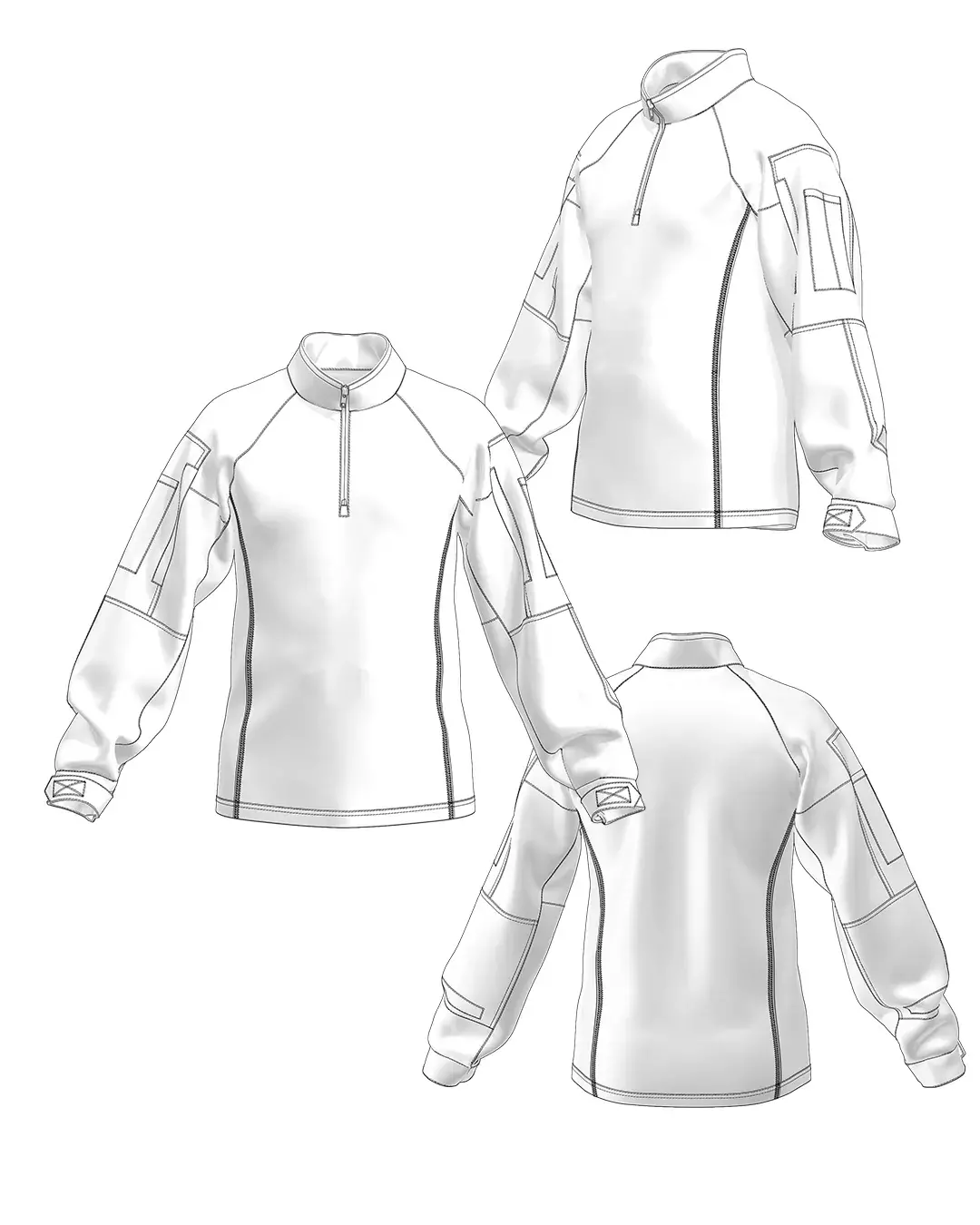 Бойова сорочка ЗСУ — лекала для пошиття - Image 3