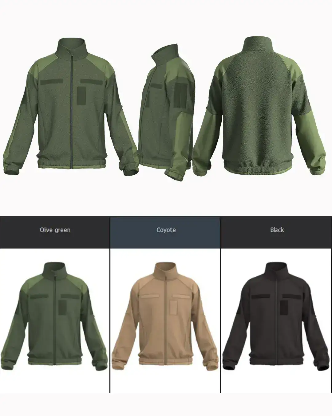 Fleece insulation suit jacket (KKU) - Image 2