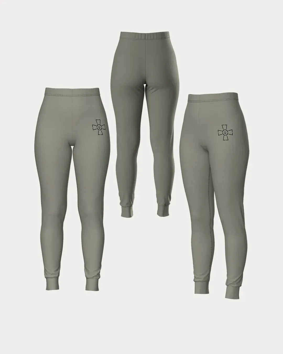 Women's Demi-Season Thermal Underwear Pattern Set (Top & Bottom) - Image 4