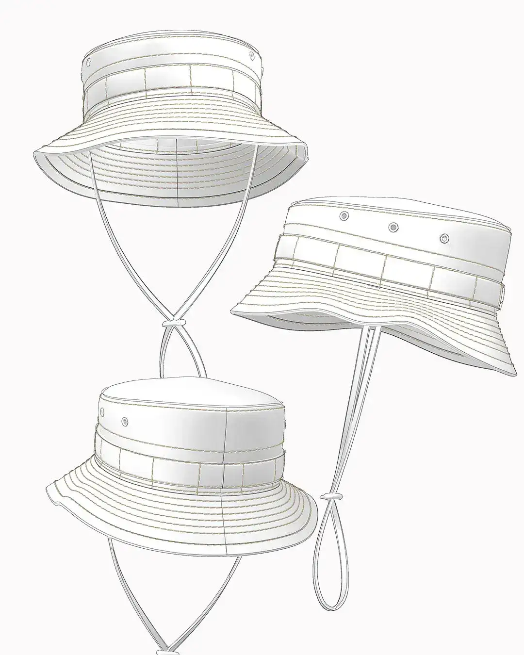 Summer field cap (panama) - Image 3