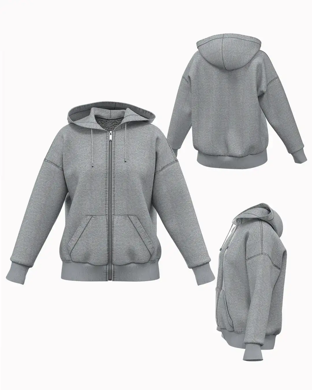 Female zip-up hoodie - Image 1